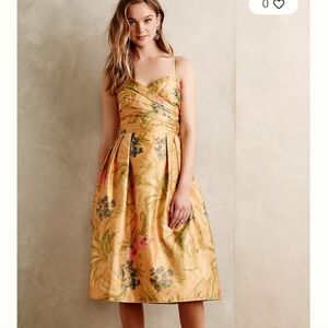 NWT Anthropologie Botanica Dress Size 10 party formal holiday